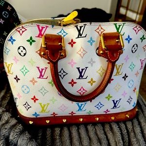 Louis Vuitton Multi Color Alma Great Condition